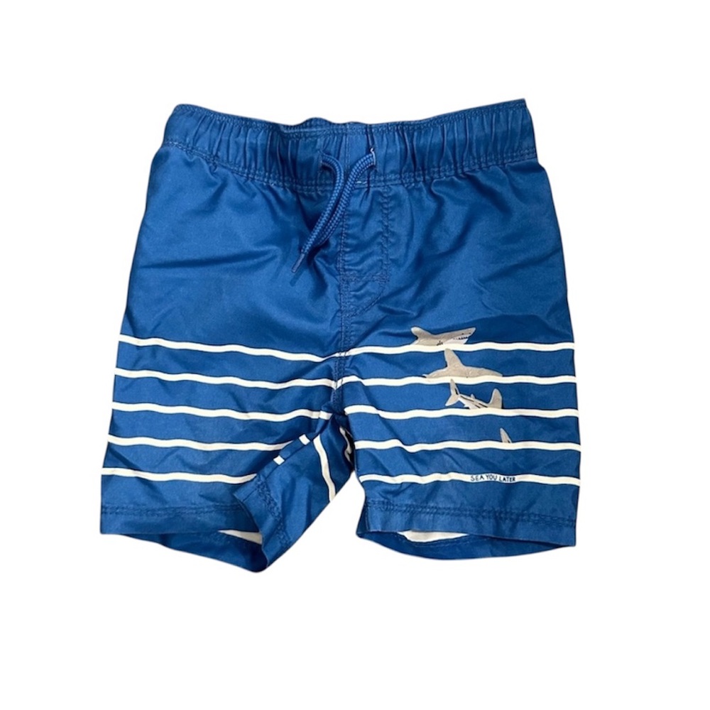 Old Navy Toddler Boy Shark Swim Short Trunks (B7)
